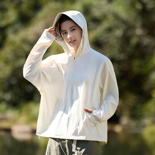 LUCKY DEER 幸运鹿可拆卸冰感大帽檐upf50防晒衣 商品图1