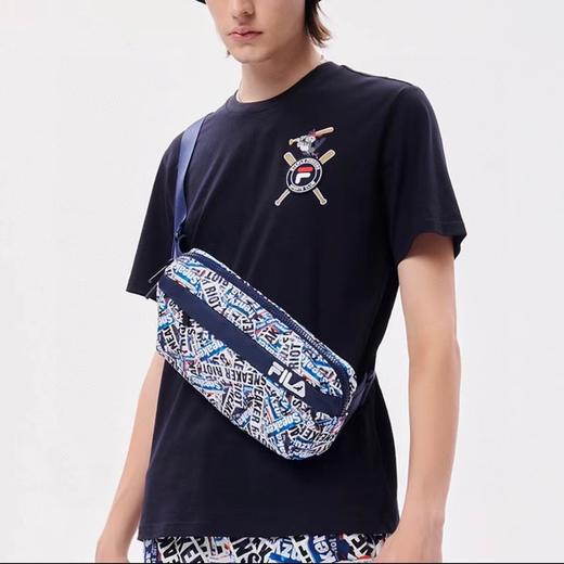 F032367棒球主题系列印花休闲宽松舒适情侣款短袖T恤 商品图12