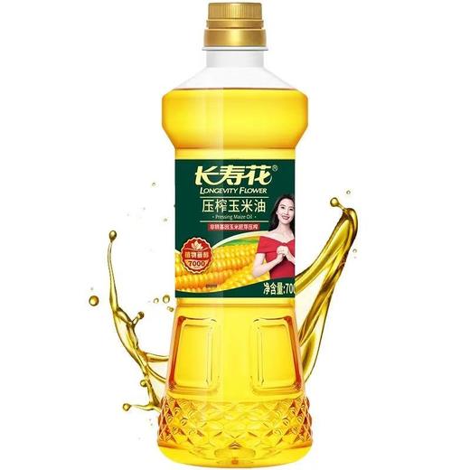 长寿花压榨玉米油700ml*1桶非转基因物理压榨一级食用油烘焙油植物油 商品图3