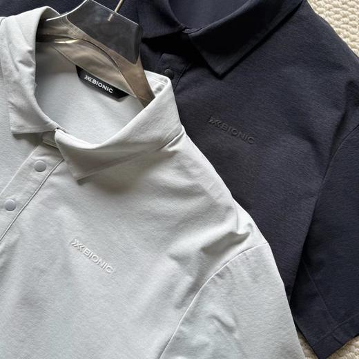 F032377一片式剪裁棉感小珠地速干POLO衫短袖T恤 商品图6