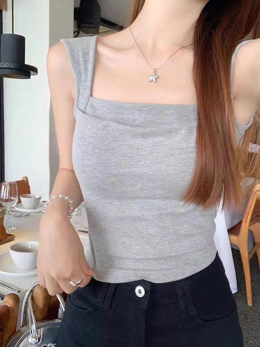 <曾小咸推荐> 韩系宽肩带吊带背心 日常79/件 活动价49/件！【预售款，预计3-15天发货】 商品图3