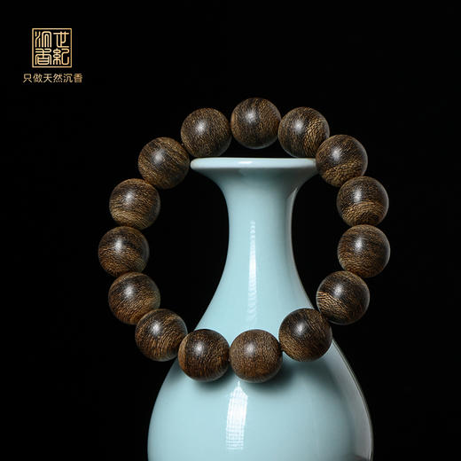 天然文莱沉香/沉水级/14.3mm*15颗/24.1克/SP11946 商品图0