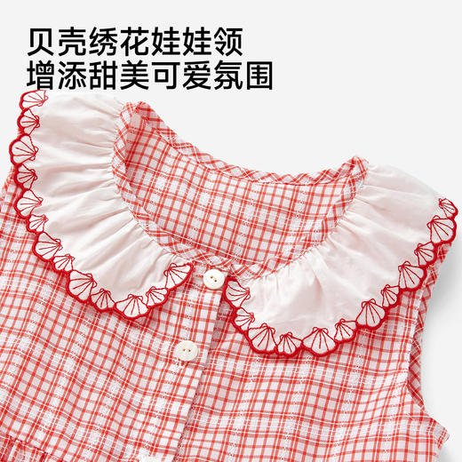 【商场同款】英氏女童背心裙夏新款红色系连衣裙儿童公主裙 商品图3