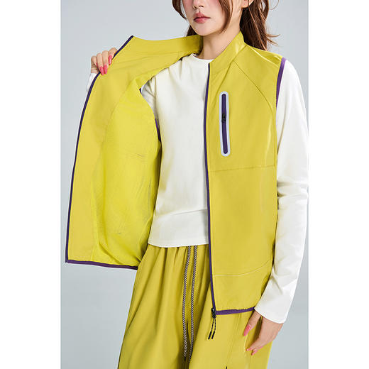 LUCKY DEER幸运鹿情侣款防泼水运动时尚防风运动马甲 商品图3