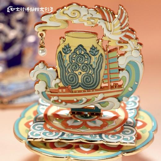 扬州博物馆珍藏系列冰箱贴可拆卸旋转金属材质精美文创礼物旅游品 商品图0