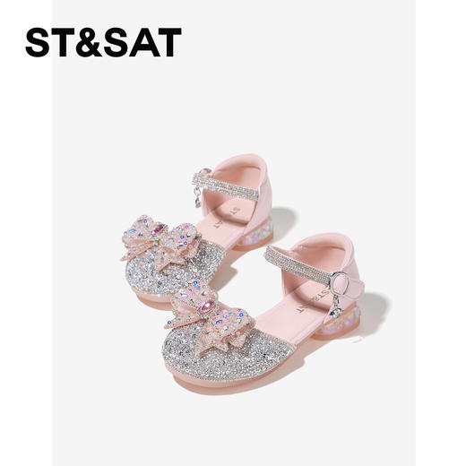 【童鞋】星期六水晶蝴蝶结女童公主鞋SSE2194L47 商品图4
