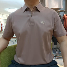 100支丝光5A抗菌凉感舒适绣标男士翻领上衣   XYD*-887801