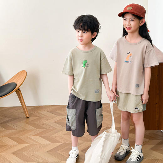 【紧急清仓‼️29.9/2件】3w多件T恤纯亏清‼️要捡漏的速度了，95棉A类儿童T恤透气吸汗店★为爱严选 商品图5