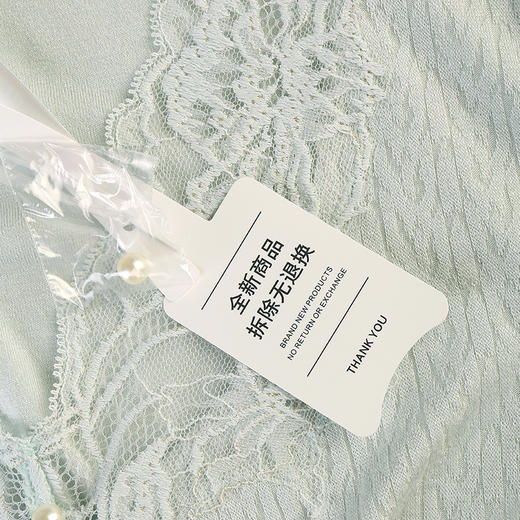 美奈川睡衣女家居服套装花边v领长袖套装 JJ28194 商品图11