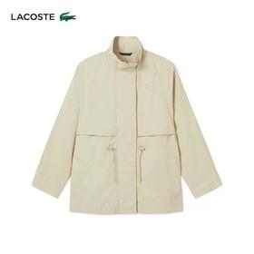 【9.5折】5楼法国鳄鱼LACOSTE法国鳄鱼女装26春夏新款中长款宽松派克大衣外套|BF6852-98-166吊牌价2390折后价2271