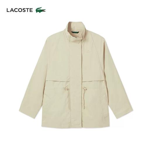 【9.5折】5楼法国鳄鱼LACOSTE法国鳄鱼女装26春夏新款中长款宽松派克大衣外套|BF6852-98-166吊牌价2390折后价2271 商品图0