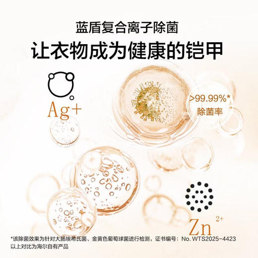 海尔滚筒洗衣机全自动10KG 一级变频 537超薄嵌入+智投+蓝盾除菌+525大筒径XQG100-LD58E 商品图5