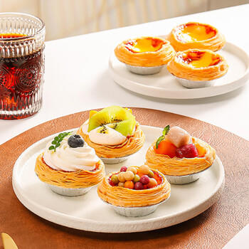 俏侬 牛油蛋挞皮（小挞皮）600g 60只 空气炸锅儿童烤箱烘焙食材 商品图4