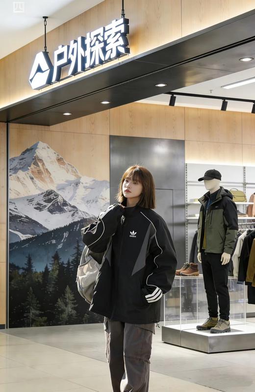 F032374短款版型早春松弛感甜酷miu系风叠穿外套夹克 商品图4