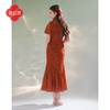 逸红颜《悦已》2026夏新款Miu式波点小鱼尾复古修身改良旗袍女 商品缩略图4