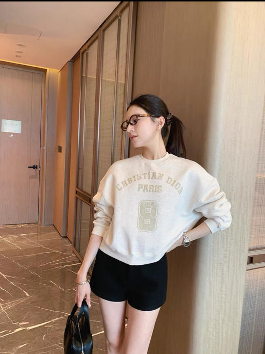 迪奥 2026春夏上新燕麦色8卫衣 商品图2
