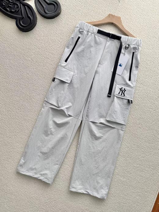 F032307春秋新款男女同款休闲百搭大口袋直筒阔腿长裤 商品图5