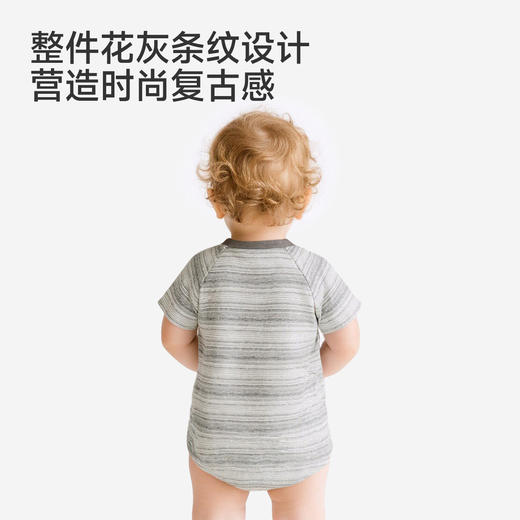 【商场同款】英氏婴儿连体衣夏新款男宝短袖哈衣宝宝爬服外出 商品图3