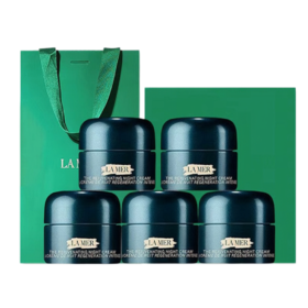 【春日焕新】LAMER/海蓝之谜奇迹晚霜小样7ML*5瓶赠送礼盒礼袋