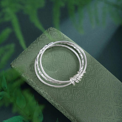 子佩集【三生之缘】银S9999手镯【TC0522798】三个圈2601 商品图1