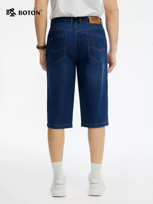 [冰爽]波顿夏季男士纯棉过膝牛仔七分裤 通勤百搭舒适裤子MF005225 商品图2