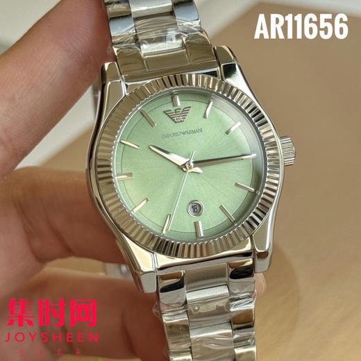 原单阿玛尼AR11656 苹果绿面 女士腕表
机芯：原装进口石英机芯 商品图5
