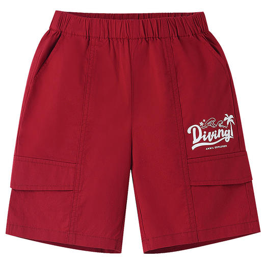 【实体店同款】男童全腰梭织中裤夏季新款安奈儿童装XB626177 商品图7