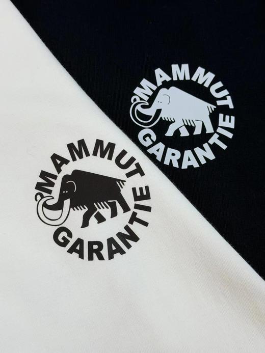 F032350随性慵懒男女同款宽松情侣半袖圆形徽标短袖T恤 商品图2