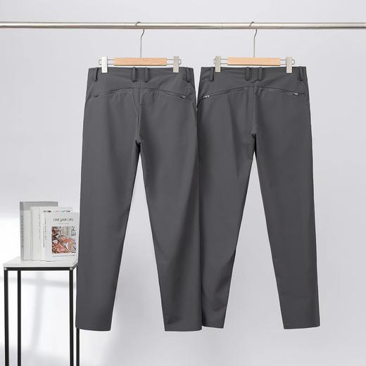 F032312春季新款软壳男款防泼水都市户外全压胶商务长裤 商品图2