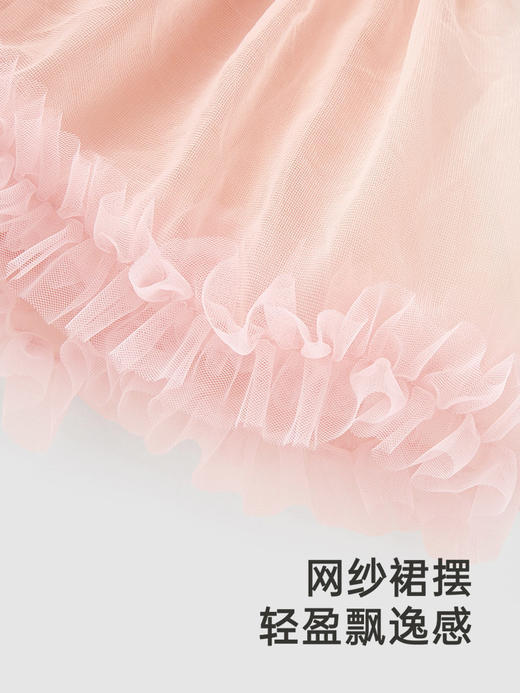 英氏女童吊带连衣裙夏季透气女宝公主裙可爱小礼裙子YRLEJ2R017A 商品图3