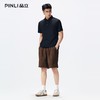 PINLI品立2026夏季新款男士纽扣翻领纯色短袖POLO衫上衣体恤潮牌GD262112054 商品缩略图1