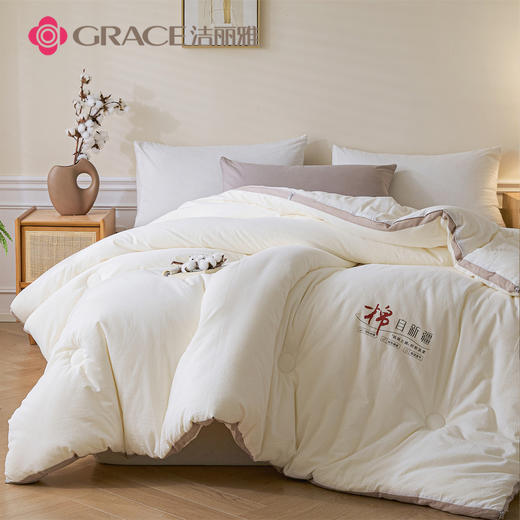 洁丽雅（Grace)棉记.立体新疆棉花四季被JLY25902 商品图4