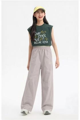 415-童梭织单长裤