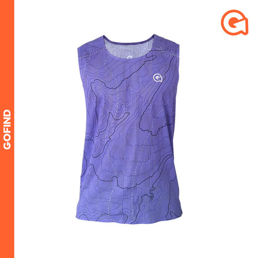 果凡风洞速干坎肩背心男 东丽面料轻量透气 不粘身夜跑训练服 商品图3