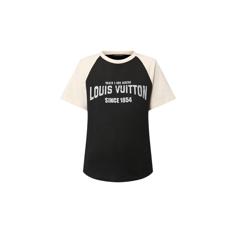 L-T 拼色插肩短袖T恤