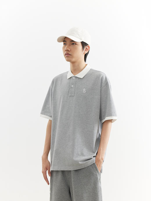 吃茶去chichaqu26春夏凉感速干coolmax领短袖poloT恤户外运动休闲 商品图1