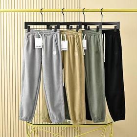 F032321春秋季新款刺绣虎头灯芯绒保暖厚实休闲束脚卫裤