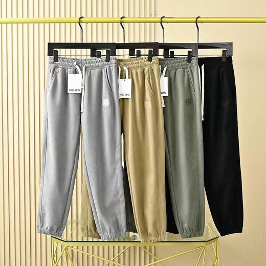 F032321春秋季新款刺绣虎头灯芯绒保暖厚实休闲束脚卫裤 商品图0