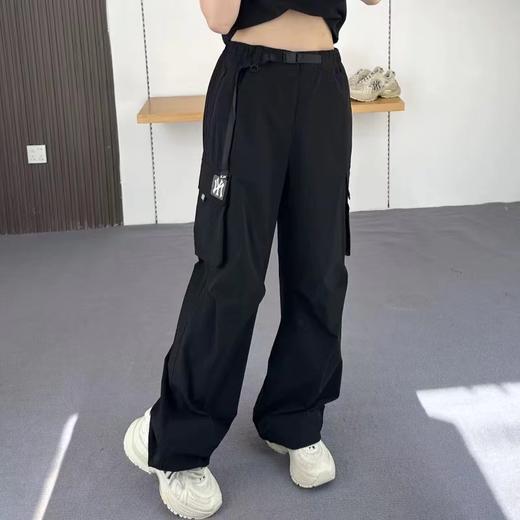 F032307春秋新款男女同款休闲百搭大口袋直筒阔腿长裤 商品图11