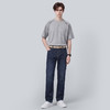 【含棉】圣得西男士牛仔裤2026新款春季休闲百搭修身显瘦直筒长裤 商品缩略图4