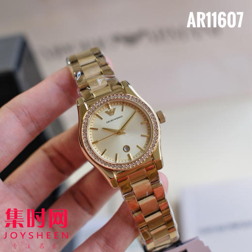 原单阿玛尼AR11607 女士腕表｜表径32mm 金辉耀钻腕表 商品图2