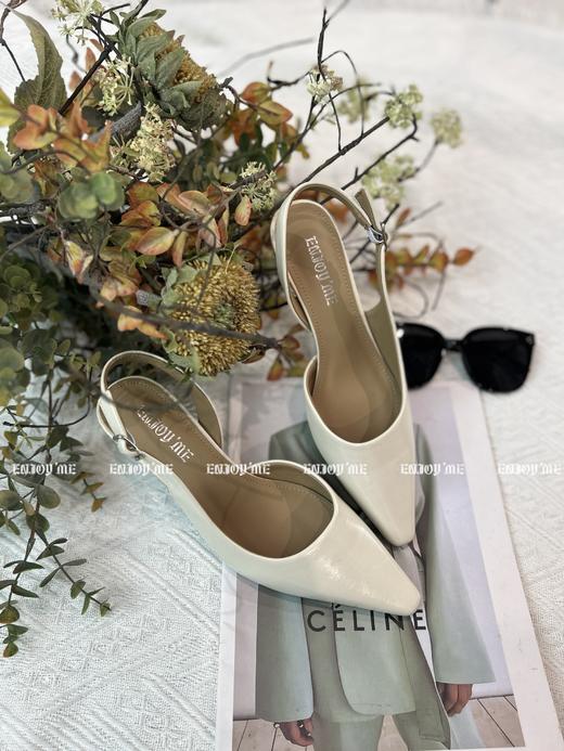 【门店同款】ENJOY春季法式复古尖头后空鞋 169451026 商品图0