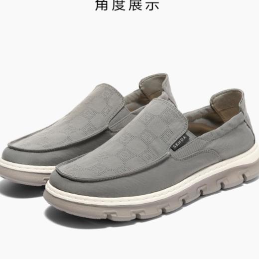 联域2楼森达布鞋男夏季新款商场同款一脚蹬轻便舒适休闲鞋1WR01BM5 商品图0