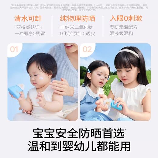 【53元会员福利】海龟爸爸婴童纯物理防晒乳40g   商品图1