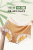 新款60支竹纤维大码内裤高腰收腹桑蚕丝加长裆10A抗菌三角内裤525 商品缩略图2