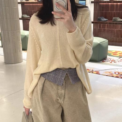 重磅渠道    LEW薄款羊绒娃娃衫   立体版型！羊绒廓形罩衫  后背排扣  可两穿针织开衫 商品图1