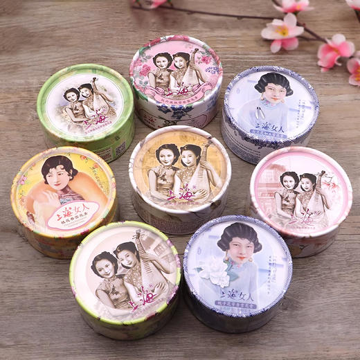 上海女人茉莉精油玉容保湿雪花膏80g 商品图8