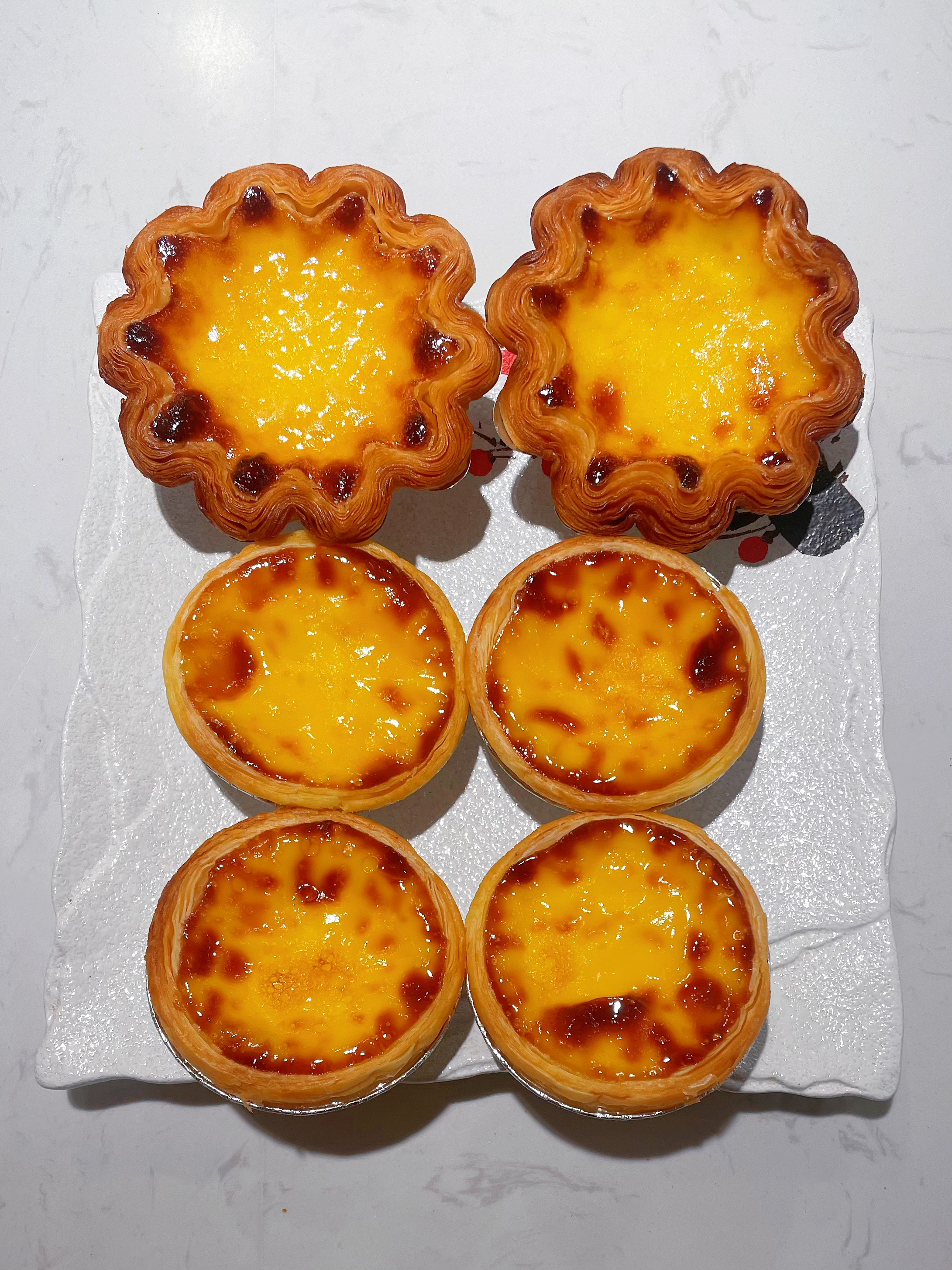 5F小食の茶蛋挞组合（2大+4小）