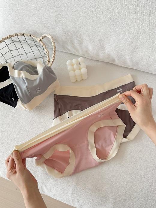 品牌直发!正品保证【猫人7A抗菌棉质女士内裤】长绒棉面料，高弹柔软、软糯亲肤、轻盈透气,贴身穿裸感零负担 商品图2