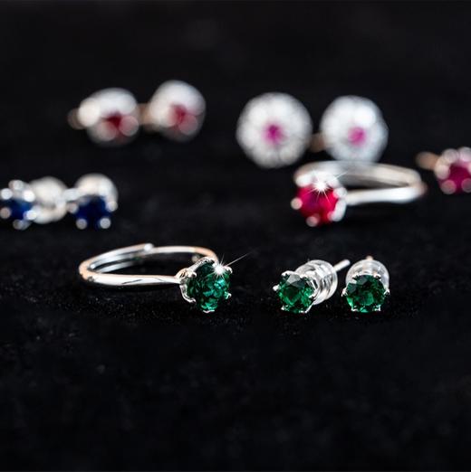 祖母绿【任2件-20】G.C珠宝 合成祖母绿 培育宝石首饰系列 礼盒装 商品图10